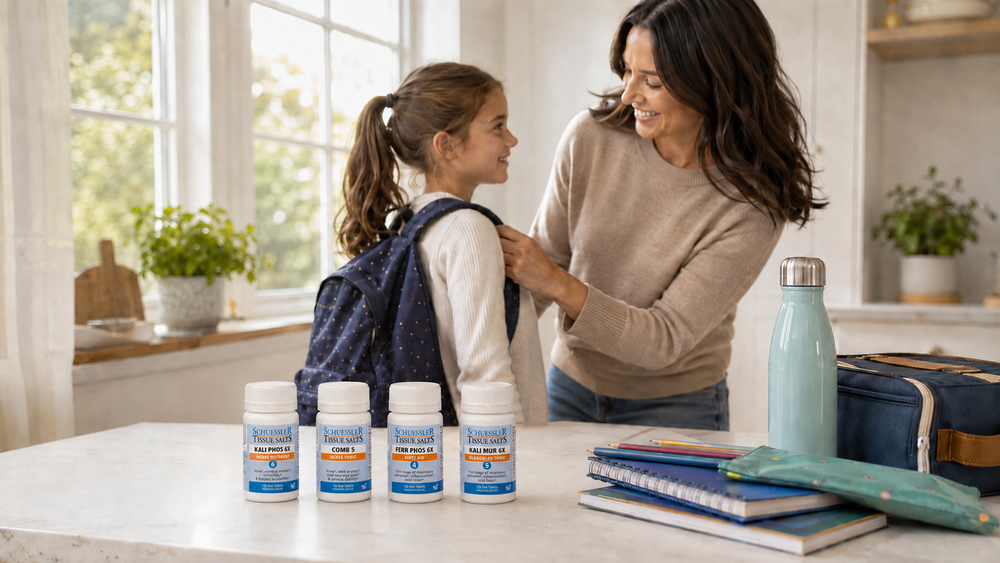 Back-to-School Routine Reset: Supporting Calm, Focus, Sleep and Family Wellness with Tissue Salts
